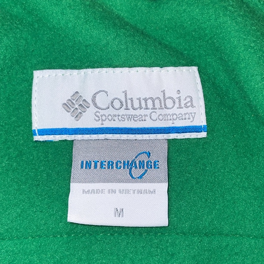 🥶Columbia Polar Fleece Full Zippered Green Jacket